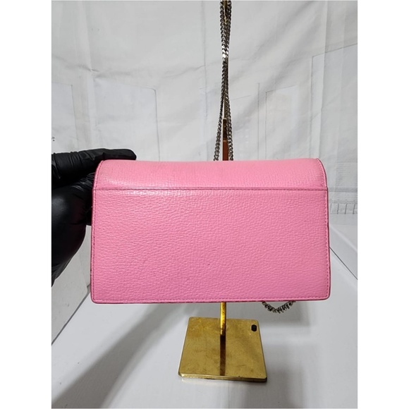 Authentic MCM Calfskin Leather Crossbody Bag Pink - Picture 3 of 16